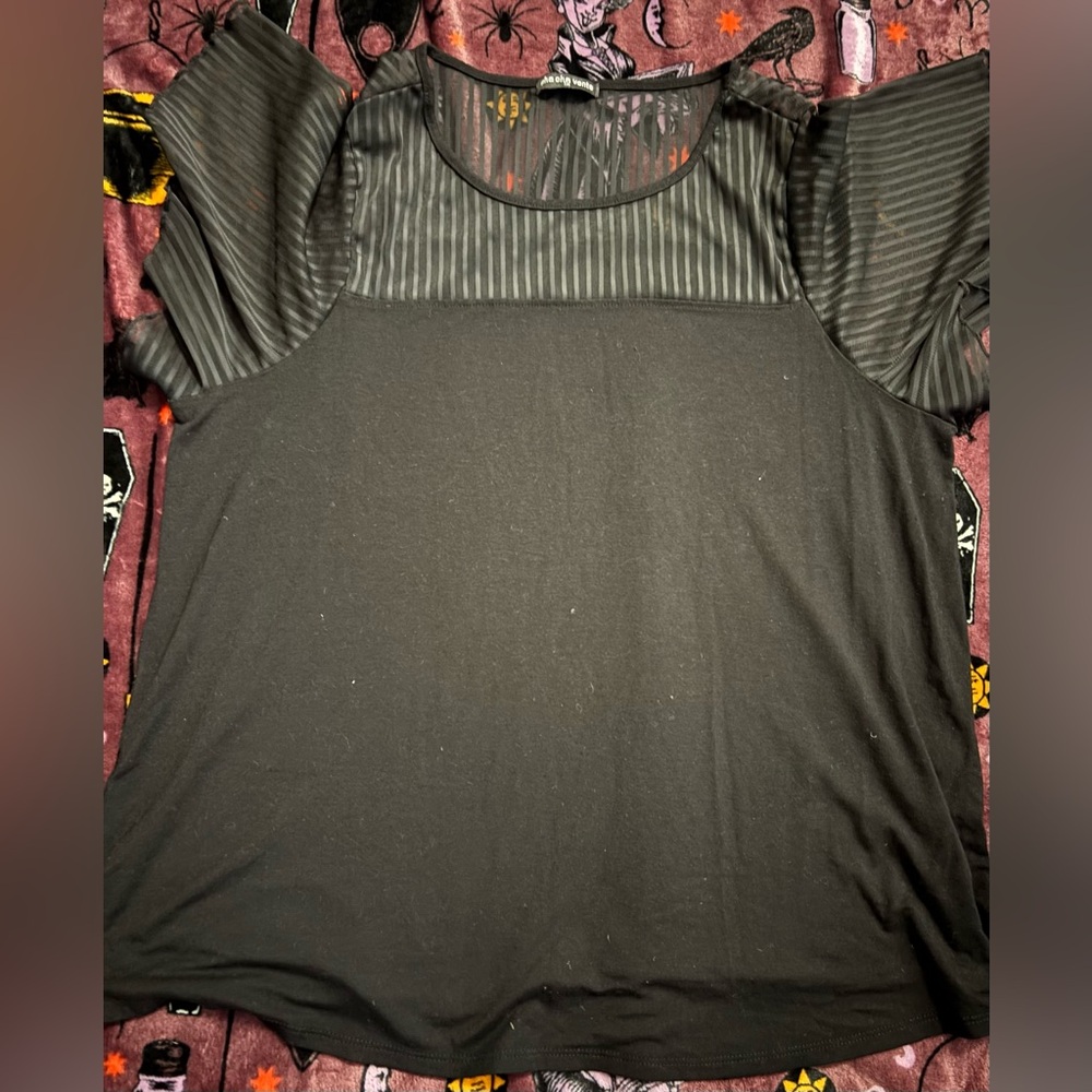 BLACK TOPS (2) CASUAL WEAR PLUS SIZE
